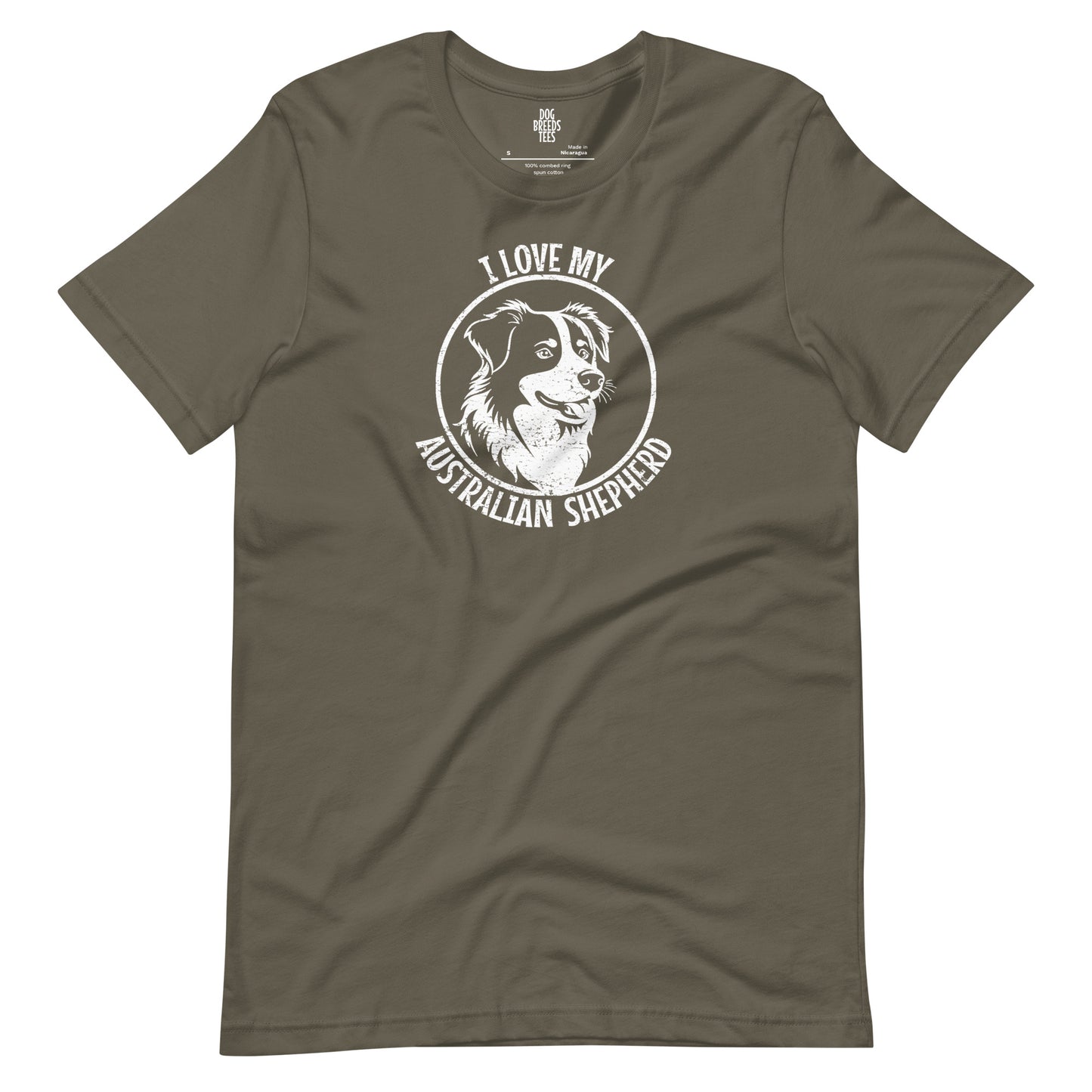 Australian Shepherd Shirt, Australian Shepherd gift, gift for dog mom, custom dog gift, dog owner gift, pet memorial gift