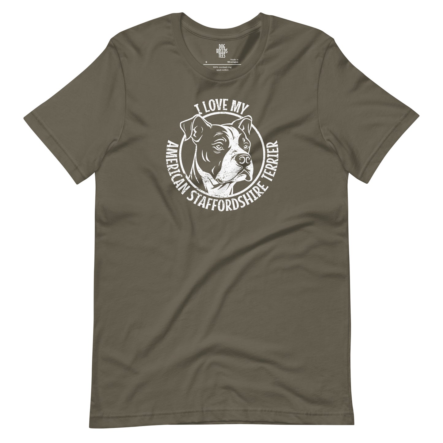 American Staffordshire Terrier Shirt, American Staffordshire Terrier gift, gift for dog mom, custom dog gift, dog owner gift, pet memorial gift