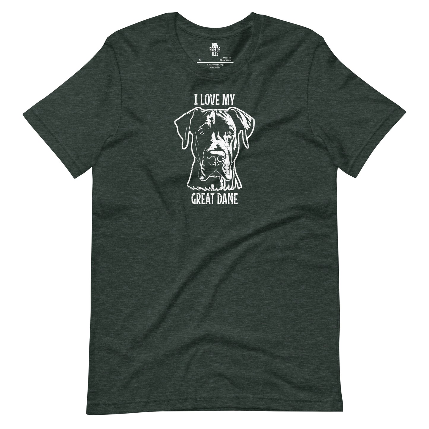 Great Dane Shirt, Great Dane gift, gift for dog mom, custom dog gift, dog owner gift, pet memorial gift