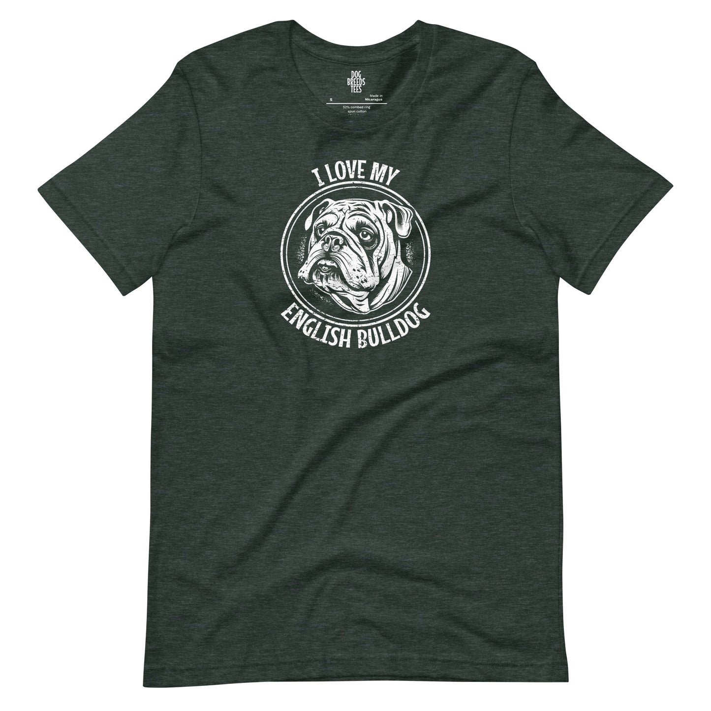 English Bulldog Shirt, English Bulldog gift, gift for dog mom, custom dog gift, dog owner gift, pet memorial gift