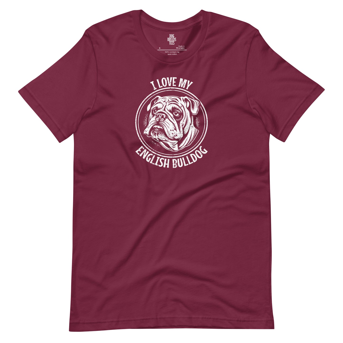 English Bulldog Shirt, English Bulldog gift, gift for dog mom, custom dog gift, dog owner gift, pet memorial gift