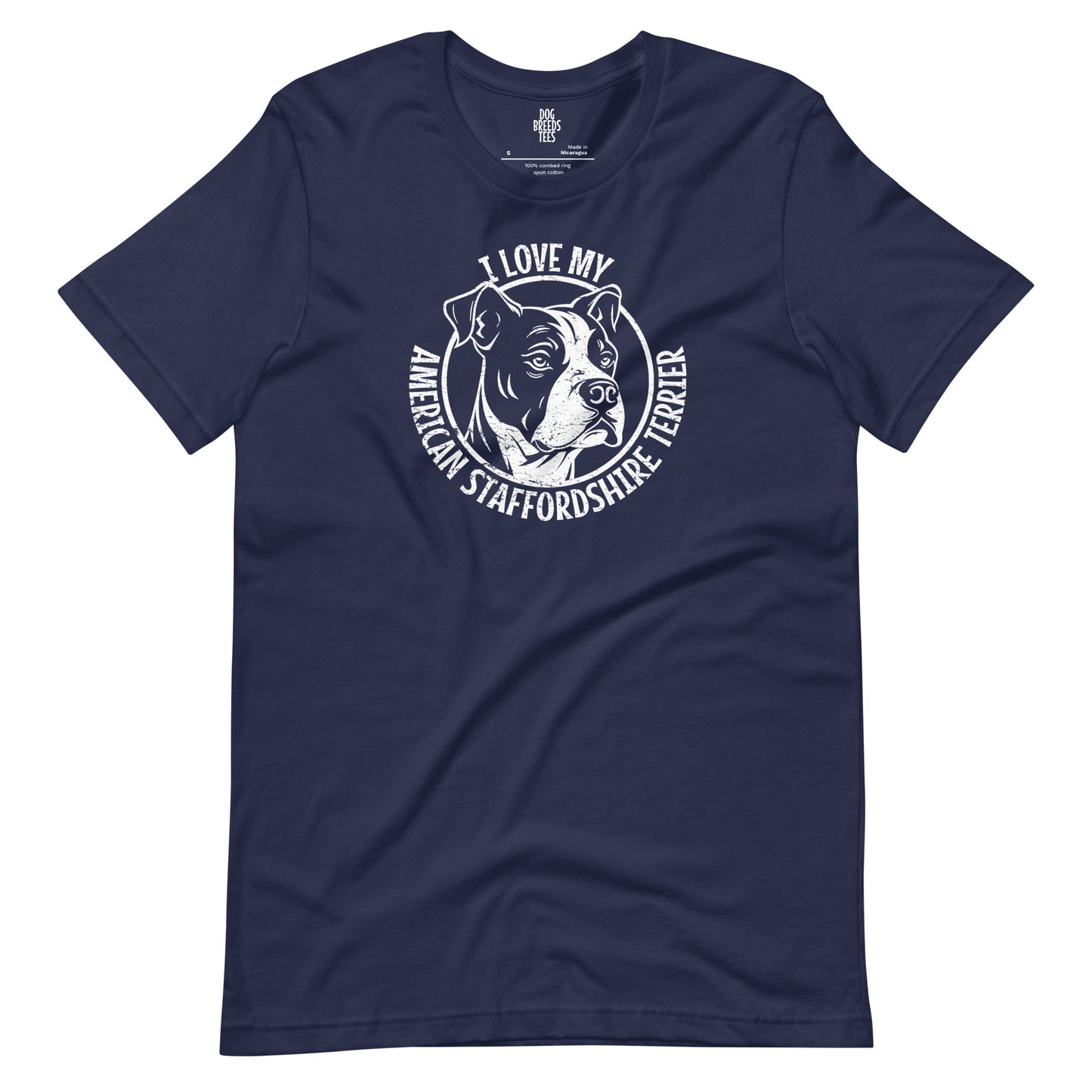 American Staffordshire Terrier Shirt, American Staffordshire Terrier gift, gift for dog mom, custom dog gift, dog owner gift, pet memorial gift