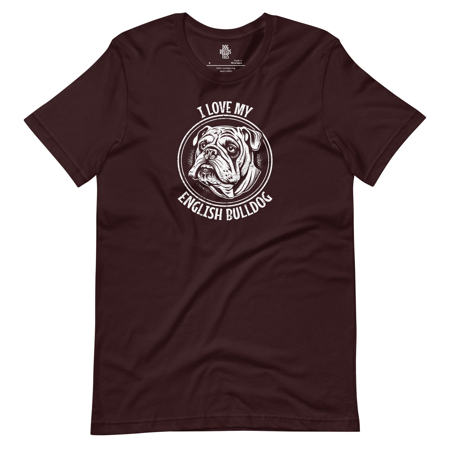 English Bulldog Shirt, English Bulldog gift, gift for dog mom, custom dog gift, dog owner gift, pet memorial gift