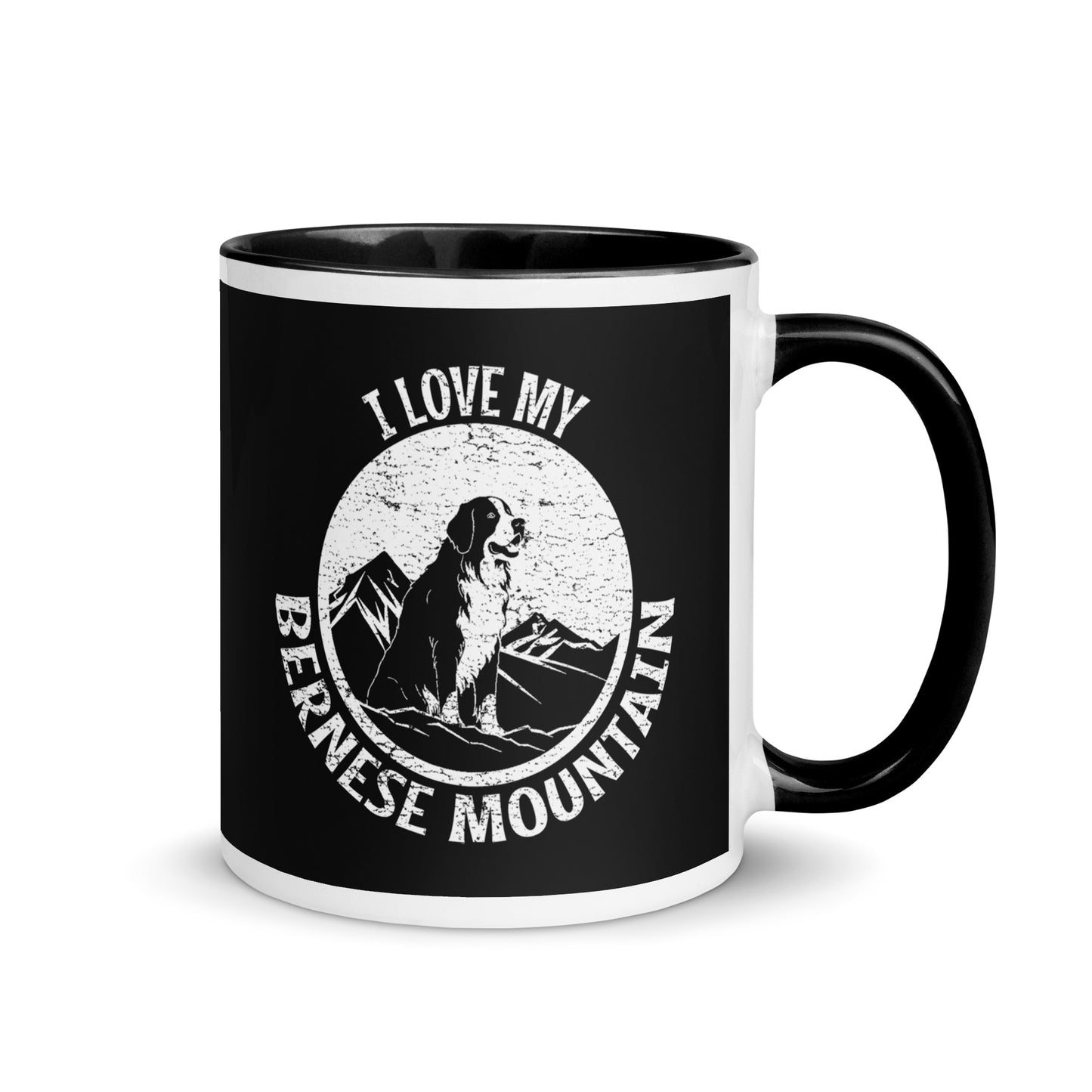 Bernes Mountain Mug, Bernes Mountain gift, gift for dog mom, custom dog gift, dog owner gift, pet memorial gift