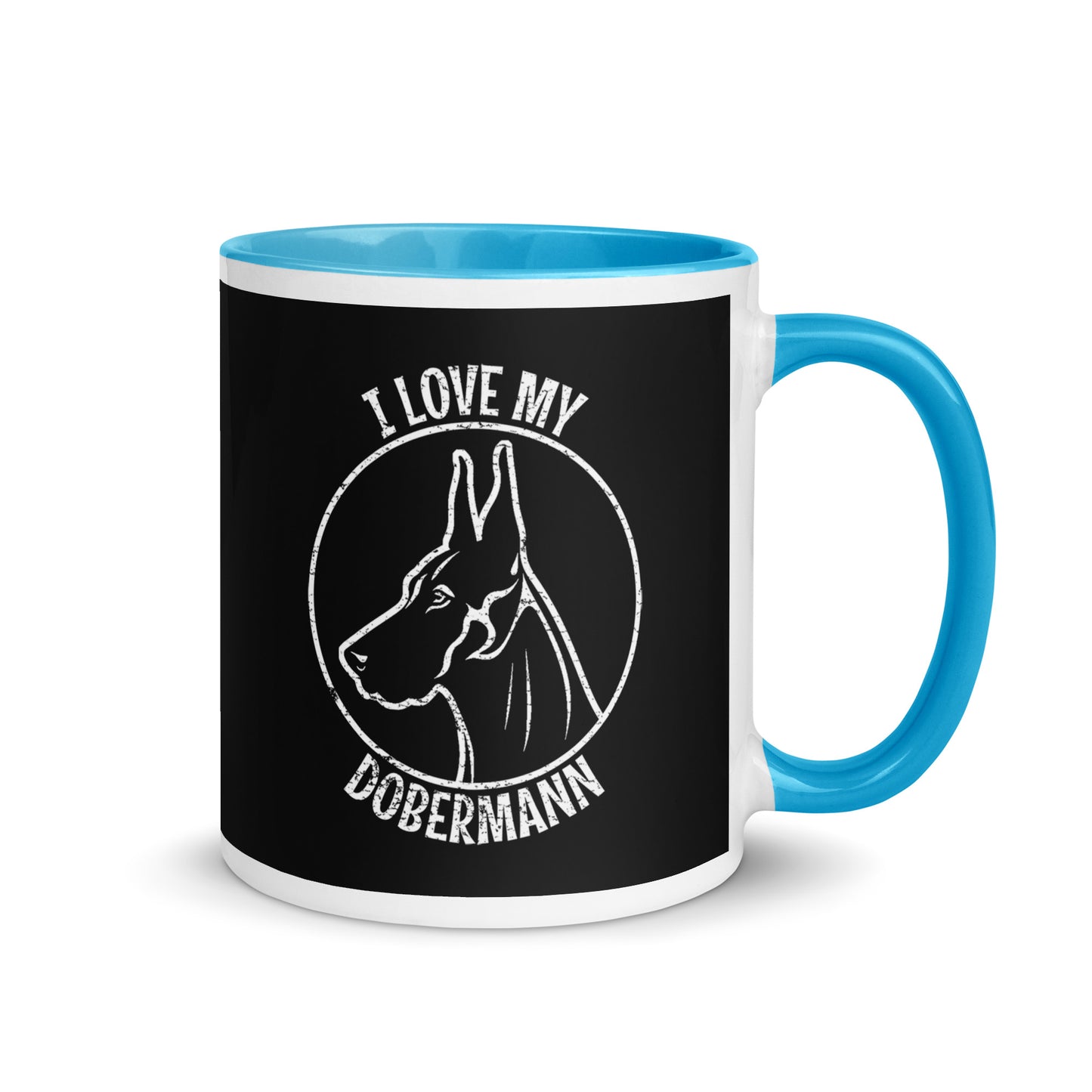 Doberman Mug, Dobermann gift, gift for dog mom, custom dog gift, dog owner gift, pet memorial gift