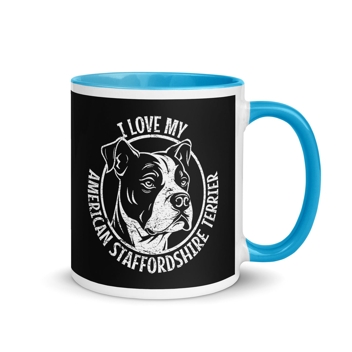 American Staffordshire Terrier Mug, American Staffordshire Terrier gift, gift for dog mom, custom dog gift, dog owner gift, pet memorial gift