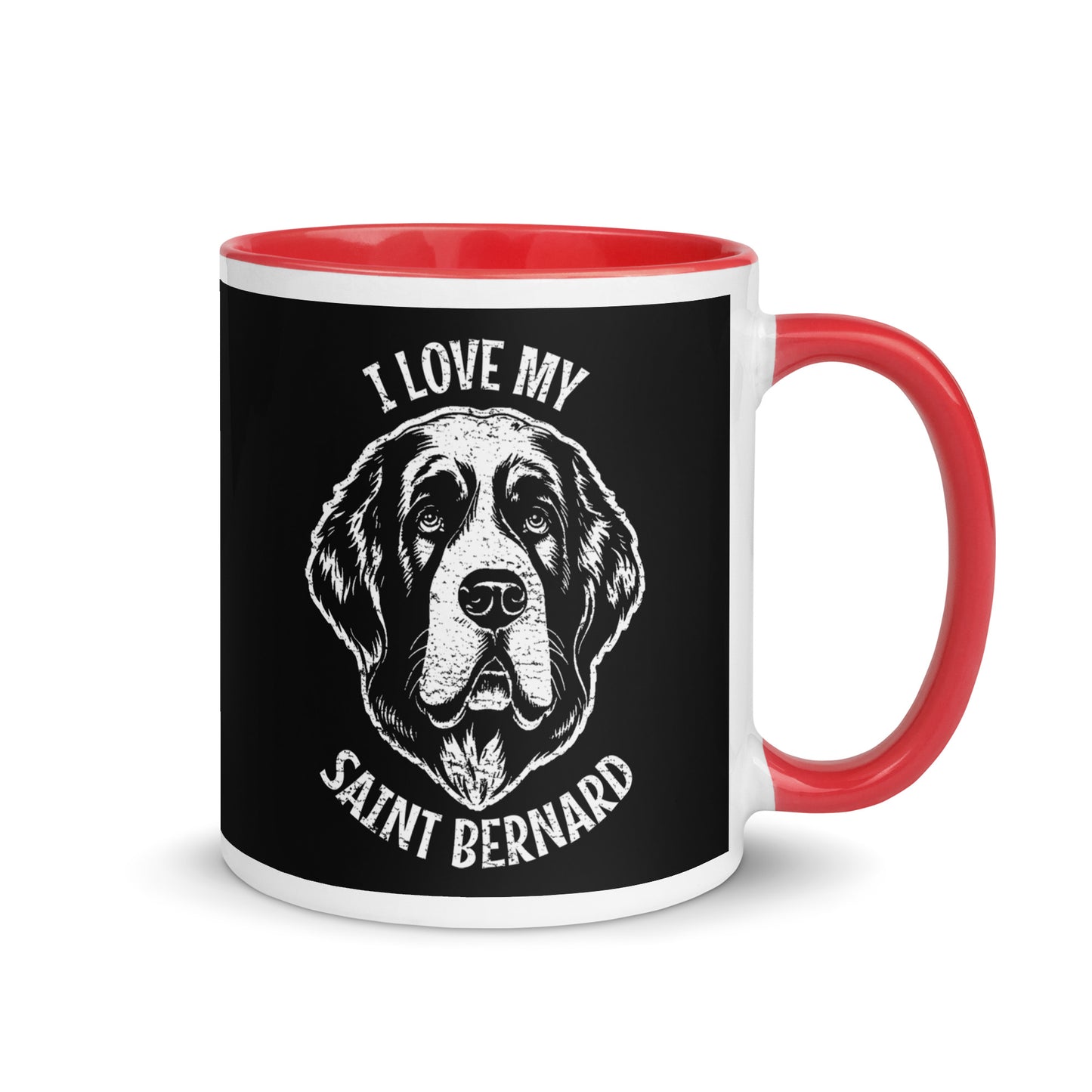 Saint Bernard Mug, Saint Bernard gift, gift for dog mom, custom dog gift, dog owner gift, pet memorial gift