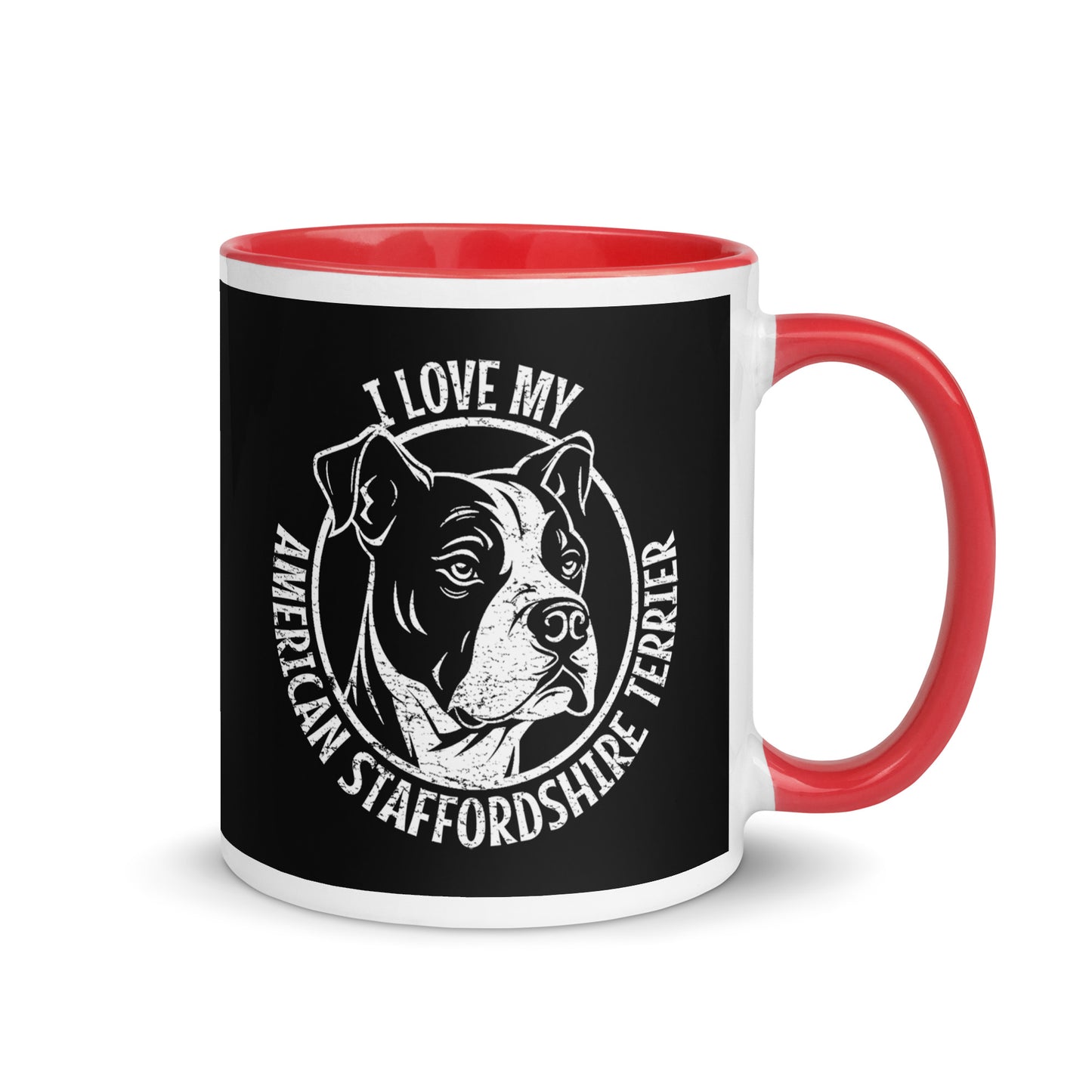 American Staffordshire Terrier Mug, American Staffordshire Terrier gift, gift for dog mom, custom dog gift, dog owner gift, pet memorial gift