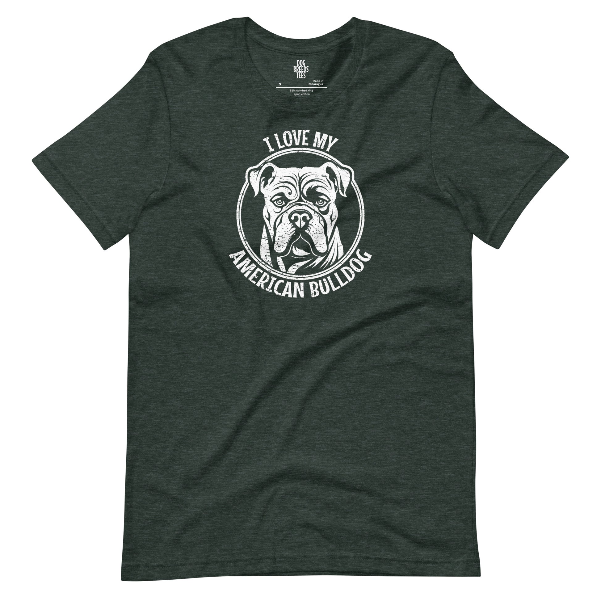 American Bulldog Shirt, American Bulldog gift, gift for dog mom, custom dog gift, dog owner gift, pet memorial gift