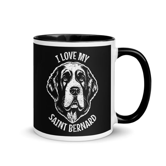 Saint Bernard Mug, Saint Bernard gift, gift for dog mom, custom dog gift, dog owner gift, pet memorial gift