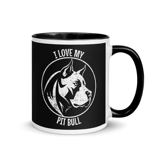 Pit Bull Mug, Pit bull gift, gift for dog mom, custom dog gift, dog owner gift, pet memorial gift