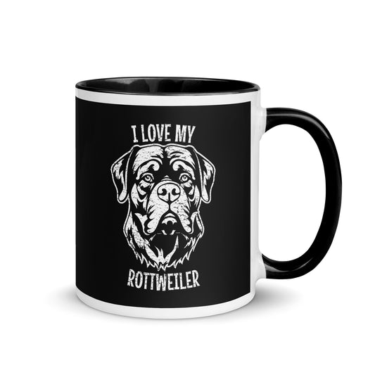 Rottweiler Mug, Rottweiler gift, gift for dog mom, custom dog gift, dog owner gift, pet memorial gift