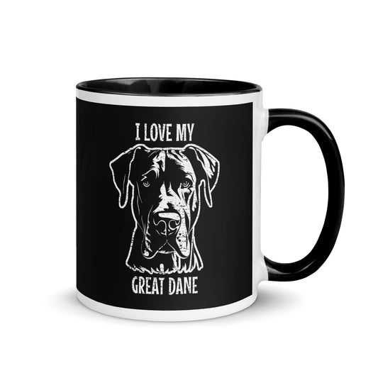 Great Dane Mug, Great Dane gift, gift for dog mom, custom dog gift, dog owner gift, pet memorial gift