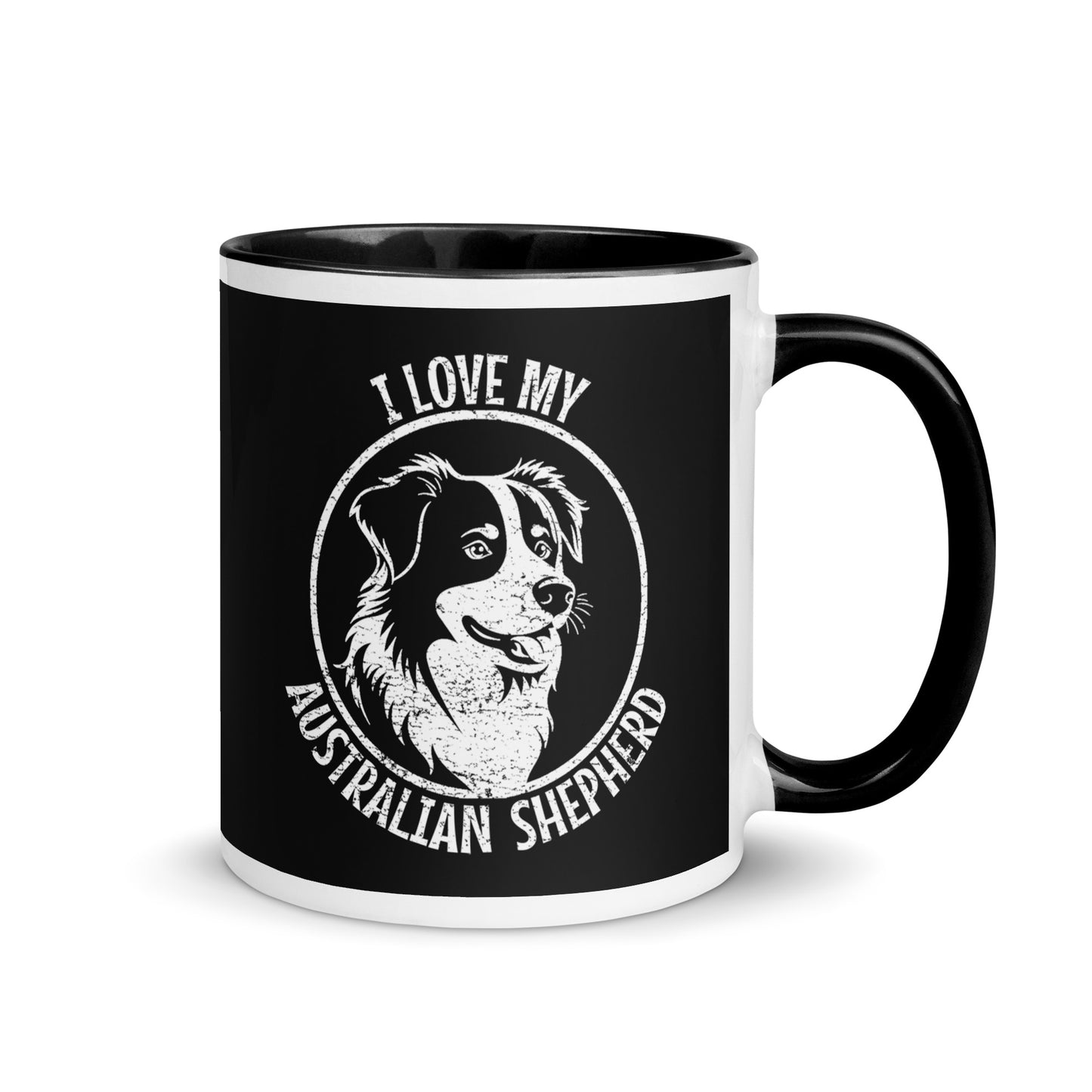 Australian Shepherd Mug, Australian Shepherd gift, gift for dog mom, custom dog gift, dog owner gift, pet memorial gift