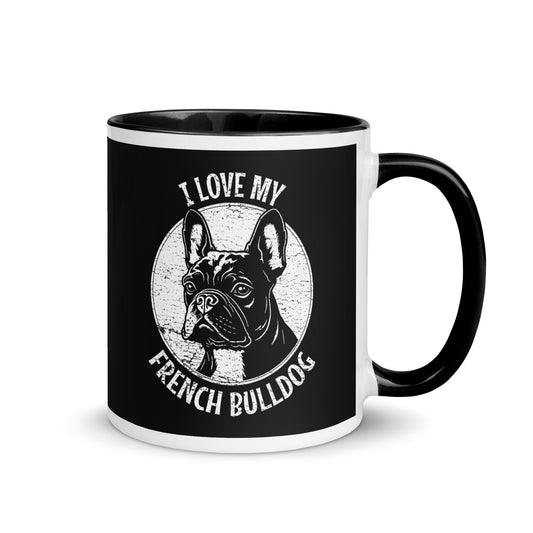 French Bulldog Mug, French Bulldog gift, gift for dog mom, custom dog gift, dog owner gift, pet memorial gift