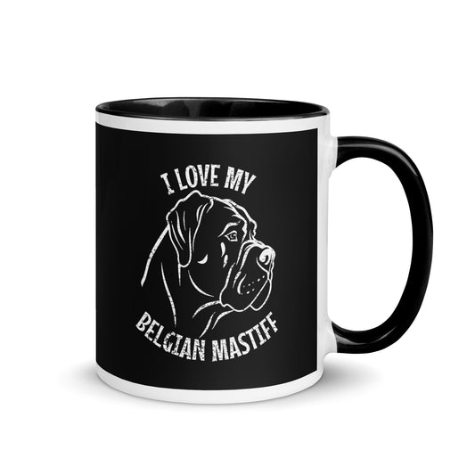 Belgian Mastiff Mug, Belgian Mastiff gift, gift for dog mom, custom dog gift, dog owner gift, pet memorial gift