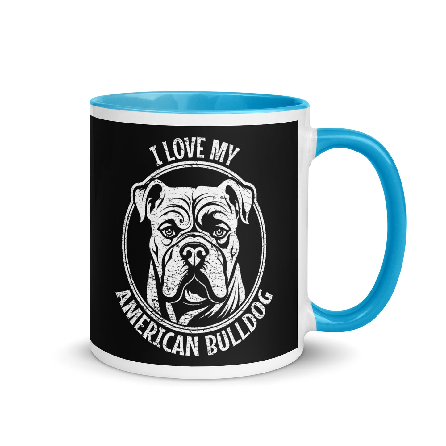 American Bulldog Mug, American Bulldog gift, gift for dog mom, custom dog gift, dog owner gift, pet memorial gift