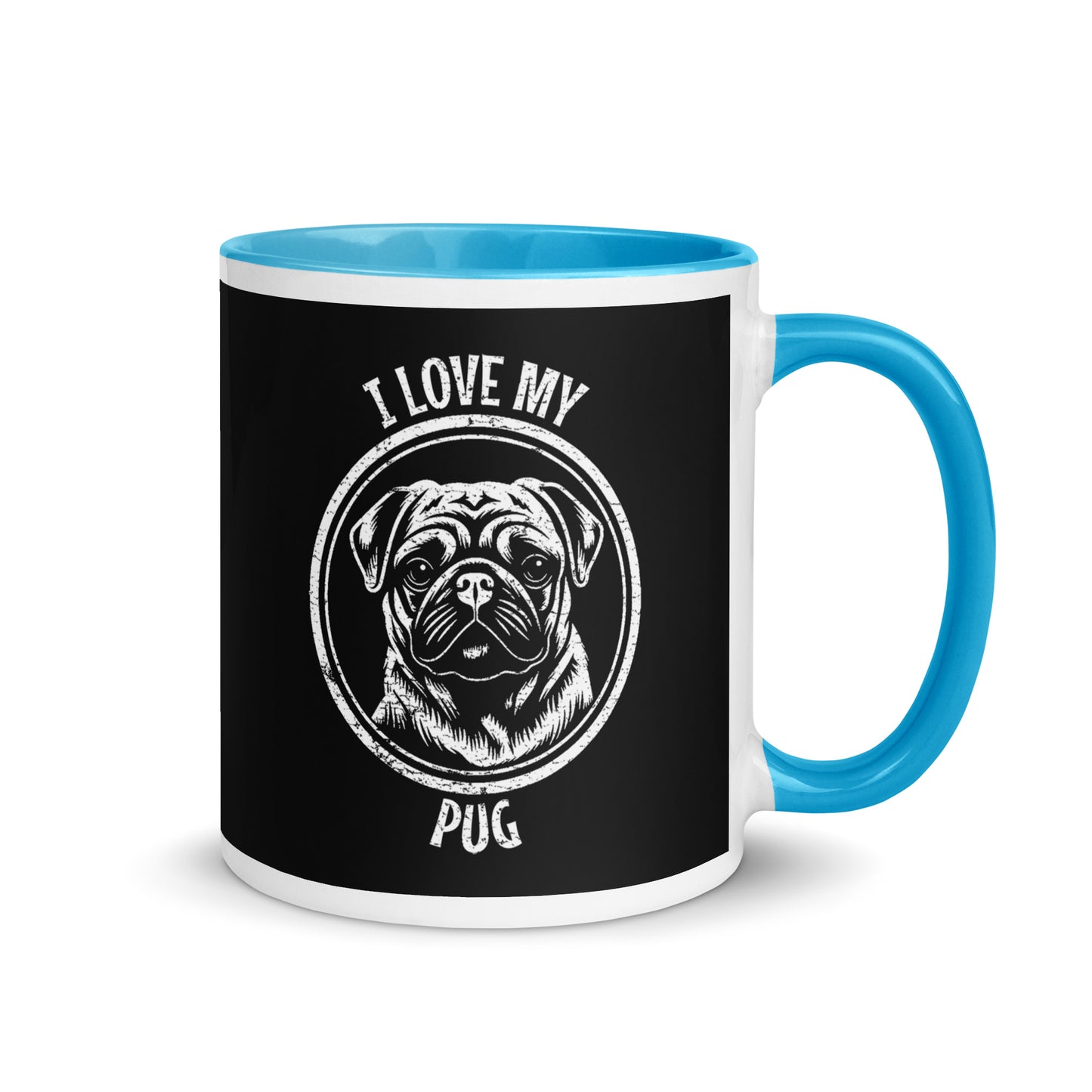 Pug Mug, Pug gift, gift for dog mom, custom dog gift, dog owner gift, pet memorial gift