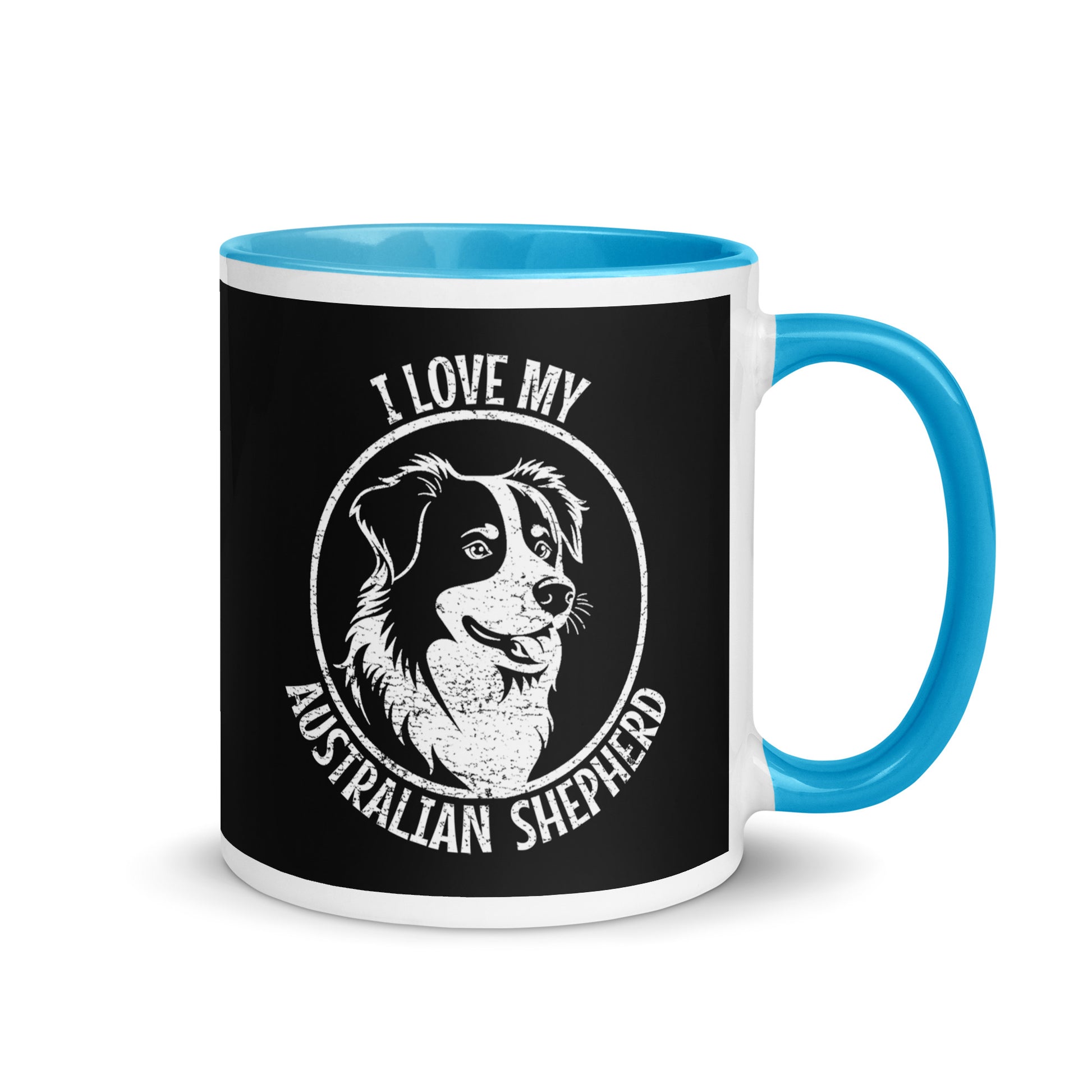 Australian Shepherd Mug, Australian Shepherd gift, gift for dog mom, custom dog gift, dog owner gift, pet memorial gift