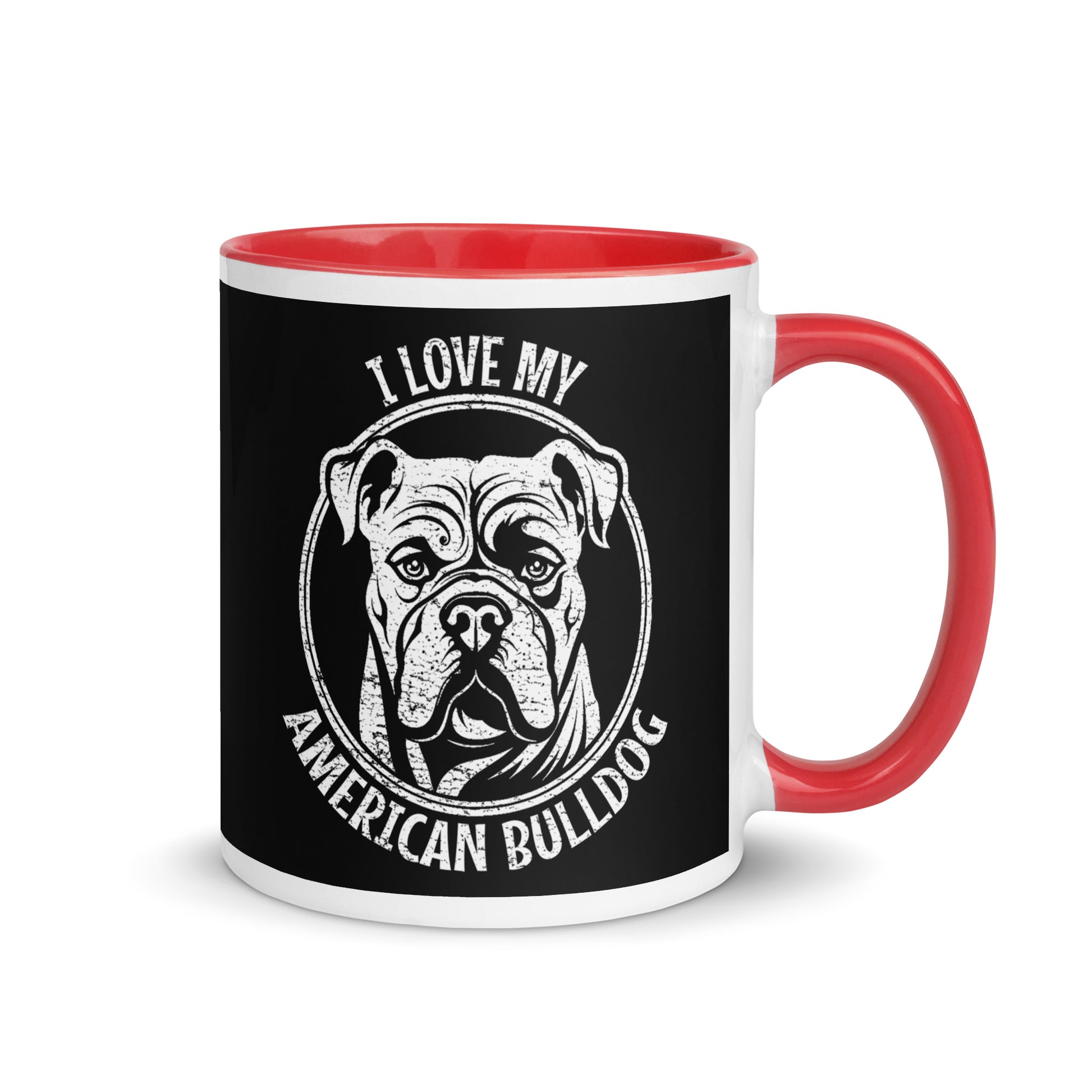 American Bulldog Mug, American Bulldog gift, gift for dog mom, custom dog gift, dog owner gift, pet memorial gift