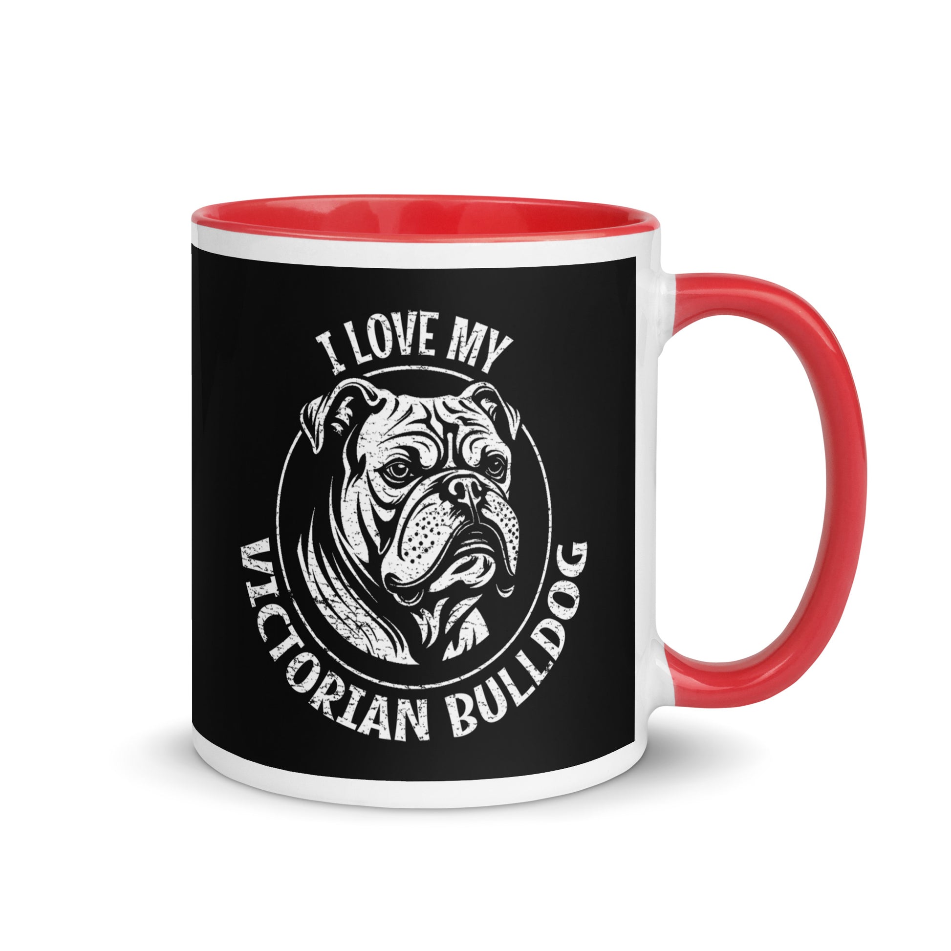 Victorian Bulldog Mug, Victorian Bulldog gift, gift for dog mom, custom dog gift, dog owner gift, pet memorial gift