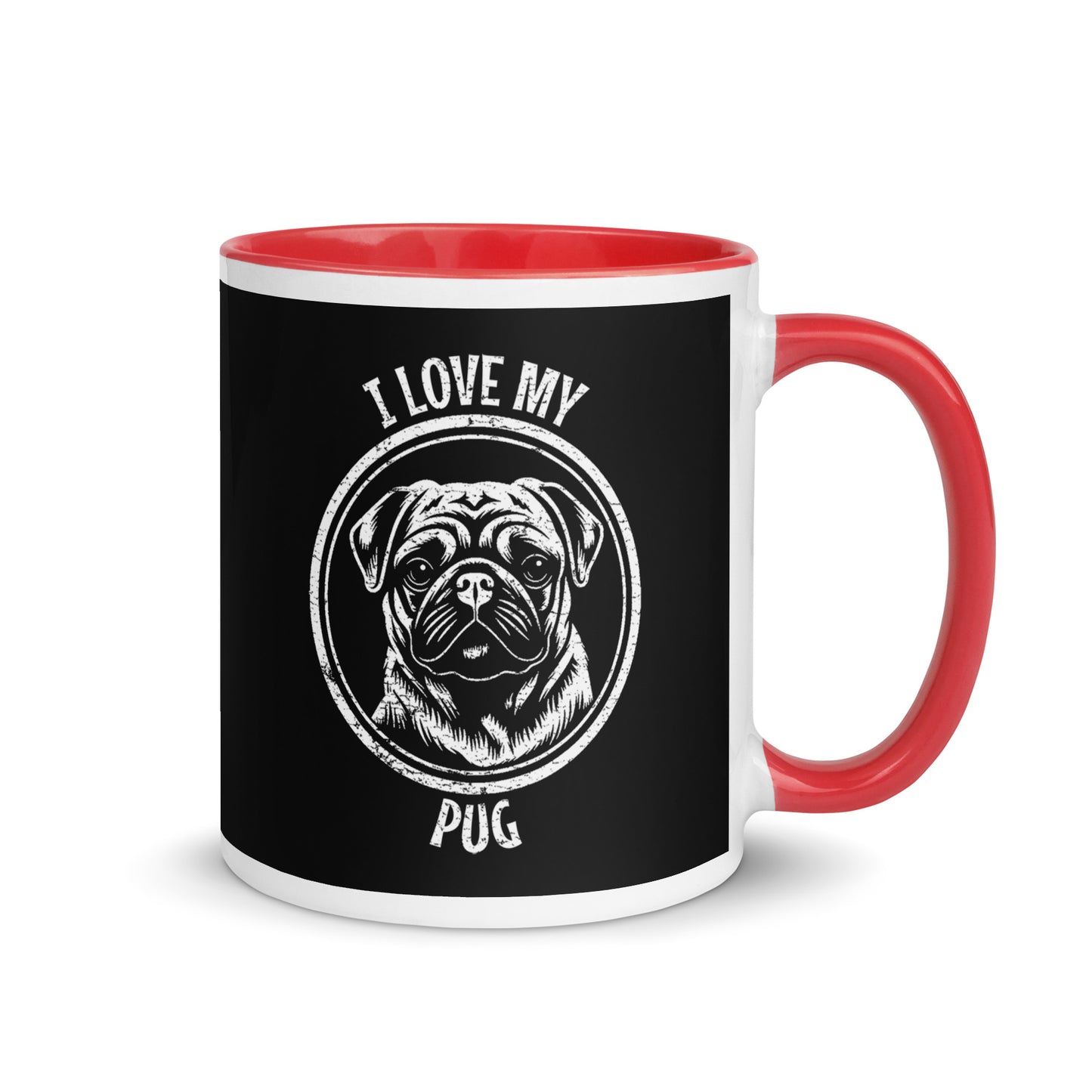 Pug Mug, Pug gift, gift for dog mom, custom dog gift, dog owner gift, pet memorial gift