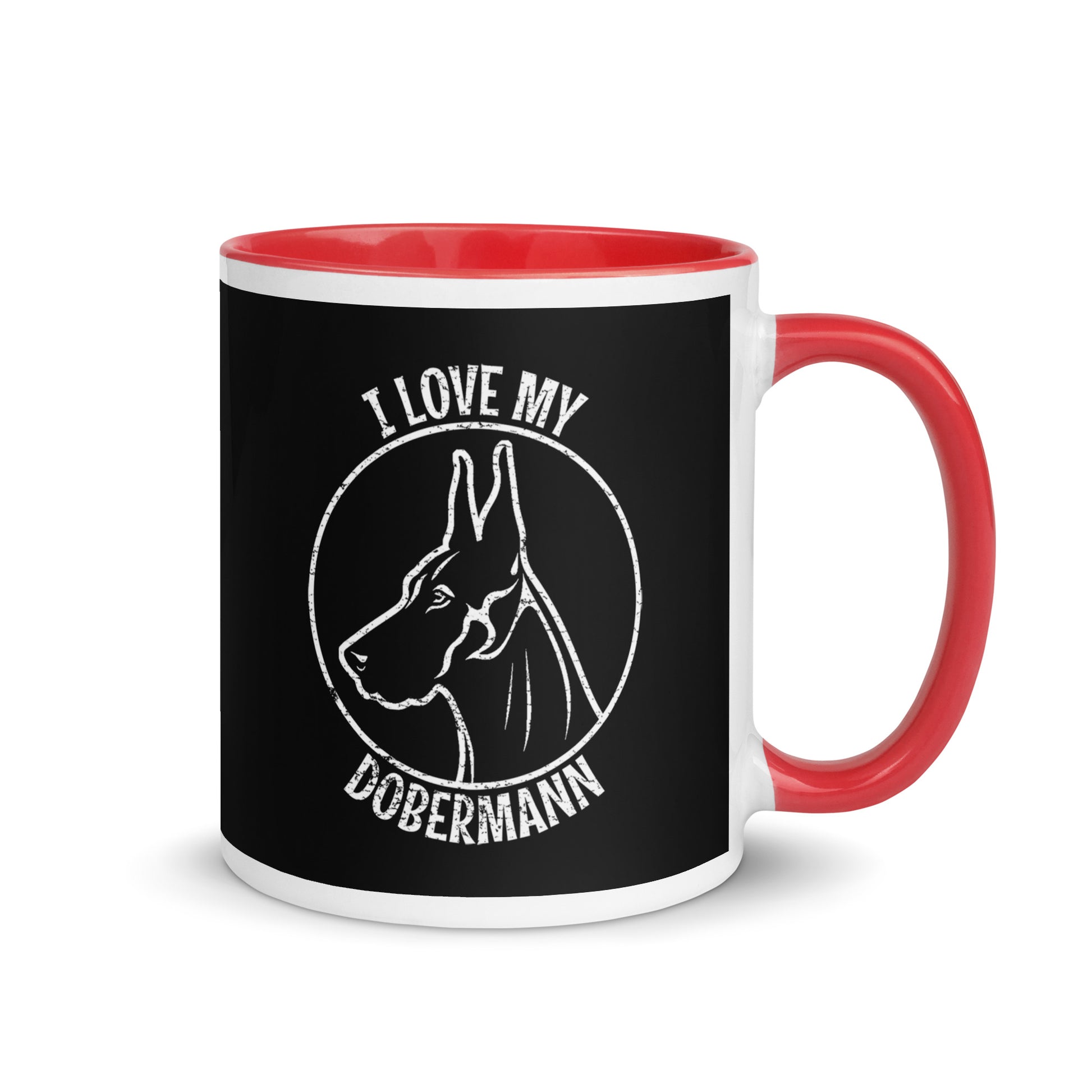 Doberman Mug, Dobermann gift, gift for dog mom, custom dog gift, dog owner gift, pet memorial gift