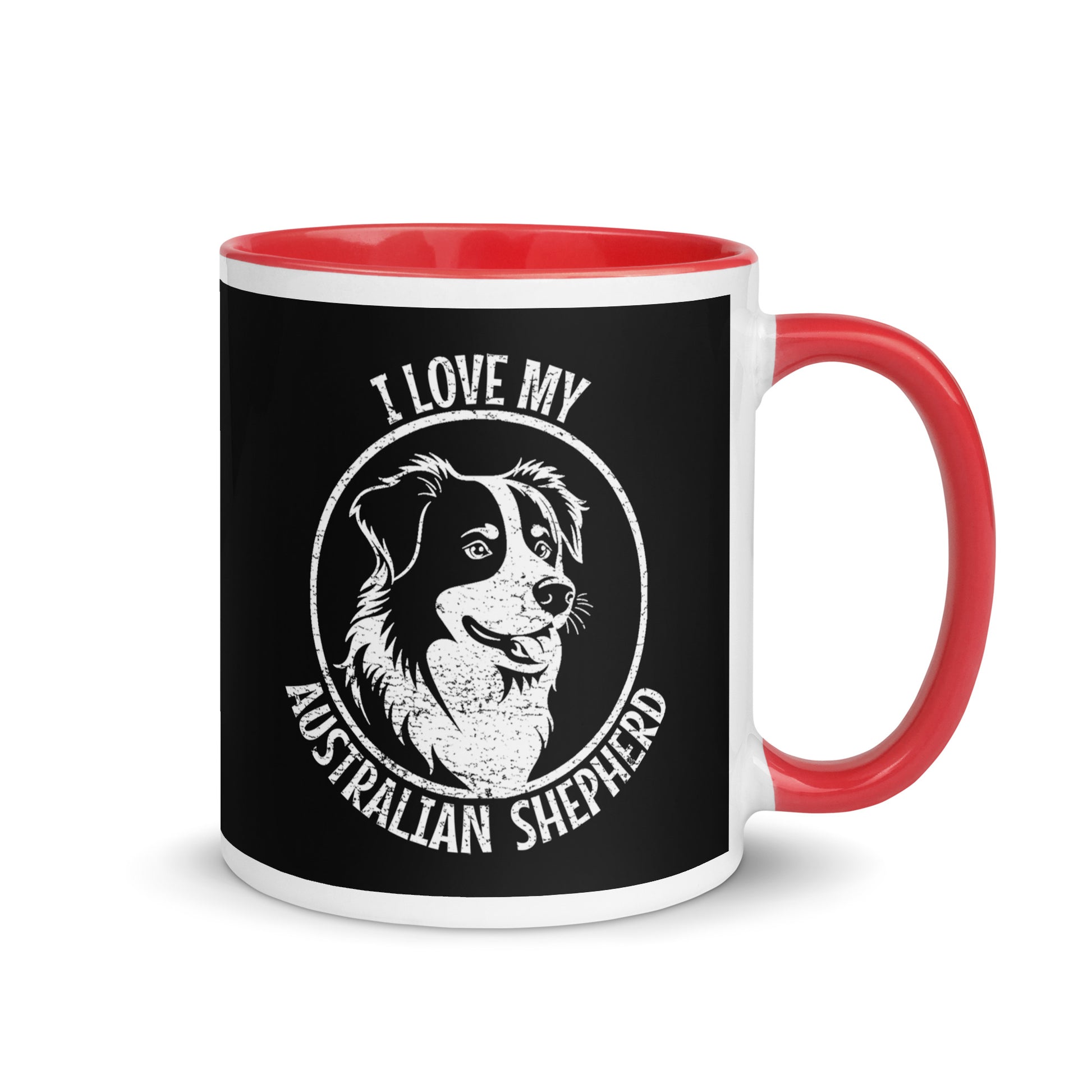 Australian Shepherd Mug, Australian Shepherd gift, gift for dog mom, custom dog gift, dog owner gift, pet memorial gift