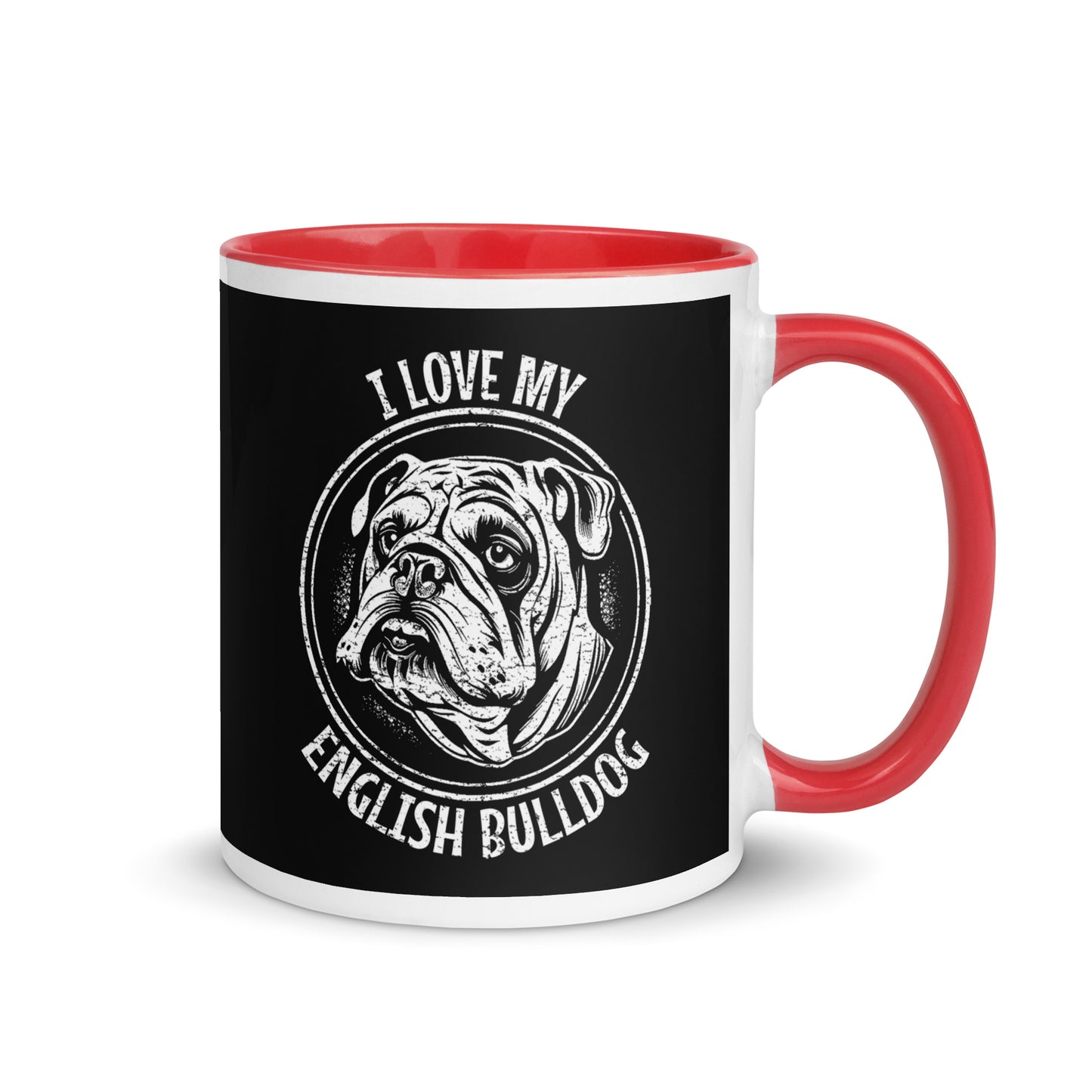 English Bulldog Mug, English Bulldog gift, gift for dog mom, custom dog gift, dog owner gift, pet memorial gift