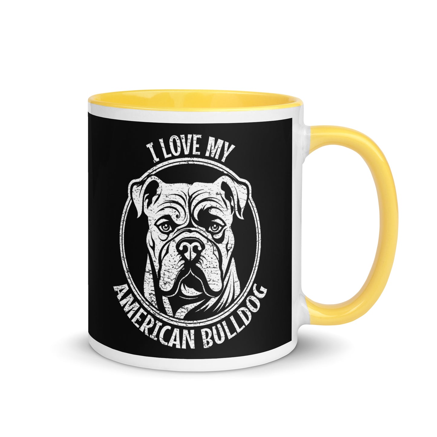 American Bulldog Mug, American Bulldog gift, gift for dog mom, custom dog gift, dog owner gift, pet memorial gift