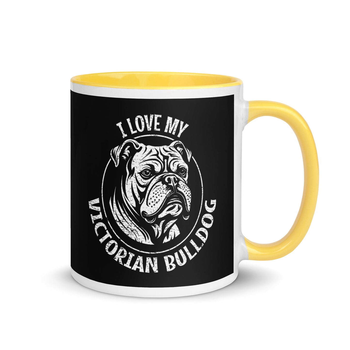 Victorian Bulldog Mug, Victorian Bulldog gift, gift for dog mom, custom dog gift, dog owner gift, pet memorial gift