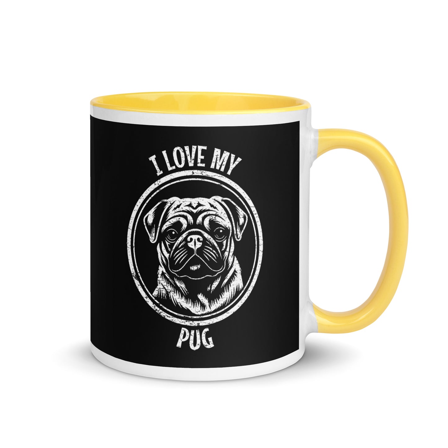 Pug Mug, Pug gift, gift for dog mom, custom dog gift, dog owner gift, pet memorial gift